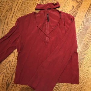 Flowy Maroon blouse